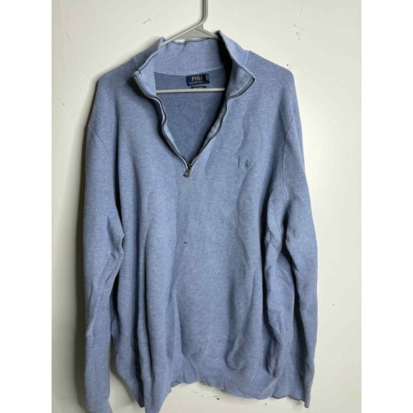 Polo Ralph Lauren Half Zip Pullover Sweater Pima Cotton size 2x - Picture 3 of 6